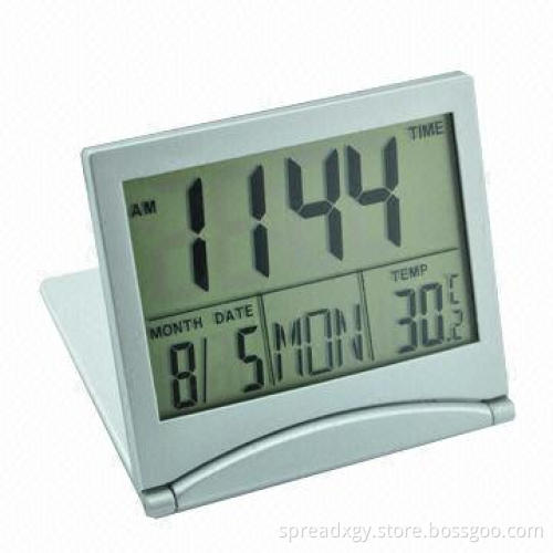 Calendar Digital Clock, Large Digit Display, with Temperature and Alarm Clock Function